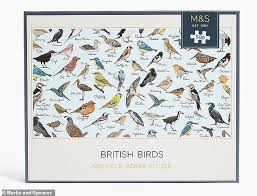 Marks Spencer Mocked For Its British Birds Jigsaw As A