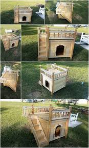 Casa De Perro De Paletas De Madera De Bajo Costo Haus Dekoration Ideen Bajo Casa Costo Dekoration Haus Ideen Mad Hundehutte Hund Diy Hundehaus Diy