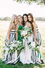 Sophisticated Bridesmaid Pinterest Patterned Stylish Dresses Stripes Mashup Inspo Green Girls Dress With Pops Best Bridesmaid Dresses In 2019 Patterned Bridesmaid Dresses Printed Bridesmaid Dresses Floral Bridesmaid Dresses