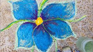 How to draw an oil pastel flower, inspired in georgia o' keeffe. How To Draw A Flower With Sidewalk Chalk Art Happy With Katie Youtube