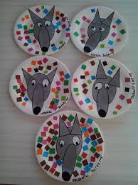 Decoration Et Decoupage Loup Pierre Et Le Loup Activite Manuelle Loup Loup