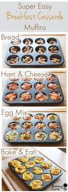 Un Dejeuner Sante Un Muffin œuf Jambon Fromage Breakfast Casserole Easy Breakfast Food