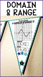 Domain And Range Math Pennant Math Pennant Math Algebra Fun