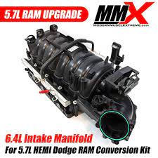 6 4l Hemi Intake Manifold For 5 7l Ram Upgrade Kit By Mmx