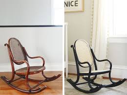 Bringing New Life To Lucy S Old Chair With Paint And Cane Webbing Rocking Chair Makeover Bentwood Rocking Chair Cane Rocking Chair