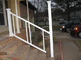 The handrails and spindles are made from polyethylene and recycled wood fibers. Installing A Vinyl Stair Railing Br