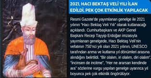 Hacı bektaş veli, asıl adı bektaş olup muhtemelen ölümünden sonra hacı bektâş velî diye şöhret bulmuştur. Selcuk Universitesi