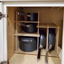Kitchen cabinet organizers for pots and pans. Kitchen Cabinet Pot And Pan Storage Organizer The Steady Hand
