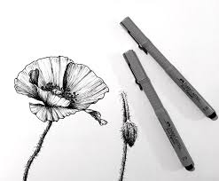 Tutorials to draw a rose step by step for beginners. How To Draw Any Flower With Pen Ink Ran Art Blog