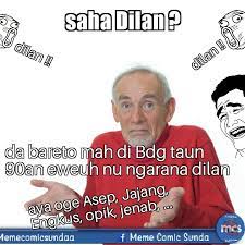 Foto lucu perang gambar fb. Hahahaha V Si Dilan Kiriman Jajang Meme Comic Sunda Facebook