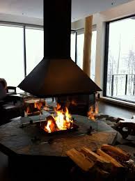 Pin By Linda Mitchell On House Interior In 2020 Cosy Fireplace Freestanding Fireplace Hanging Fireplace