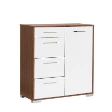 Çekmeceli dolapları kurmanın raflı dolaplara göre daha zor olduğu düşünülürse ilk defa dolap kuracakların basit dolap modellerinden seçim yapmaları daha uygun olabilir. Madrid Cok Amacli 4 Cekmeceli Tek Kapakli Dolap Ceviz Lake Beyaz Dolaplar Ev Mobilyalari Dekor