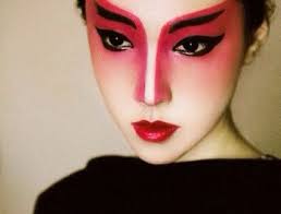 Geisha makeup. FLAWLESS blending. Asian makeup. Inspiration  #EyeMakeupColourful