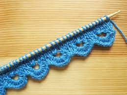 Turn your work around and knit the next row using the same technique. Scalloped Knitting Edge Stitch How Did You Make This Luxe Diy