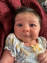 Look at this bright-eyed beauty! Meet Prezley...born 3/18/2025. Proud  Parents are Jessie and Robert Preston! Congratulations