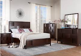 A chest of drawers (tallboy) or dressing table. Lynwood Chestnut 5 Pc Queen Panel Bedroom Bedroom Sets Queen Bedroom Sets Furniture Queen Bedroom Sets
