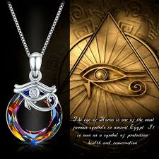 Egyptian Eye Of Horus Birthstone Charm In 9Ct Rose Gold — The Jewel Shop