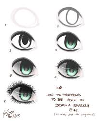 How To Draw An Eye In Seven Easy Steps By Thegweny On Deviantart Eye Drawing Cartoon Eyes Drawing Techniques