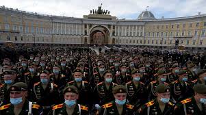 Desfile militar sirio ruso por el día de la armada de rusia. Rusia Asi Se Preparan En Moscu Para El Desfile Militar Por El Dia De La Victoria Fotos Nndc Mundo El Comercio Peru