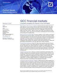 The company may use our money in a wrong way. Gcc Financial Markets Deutsche Bank Research