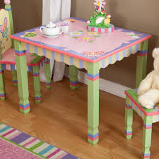 Magic Garden Table And Chair Set Childrens Table And Chair Sets At Childrens Tables Painting Kids Furniture Kids Table And Chairs Whimsical Painted Furniture