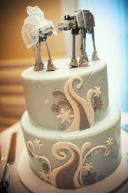 Star Wars Star Wars Wedding Cake Funny Wedding Cakes Nerdy Wedding Cakes