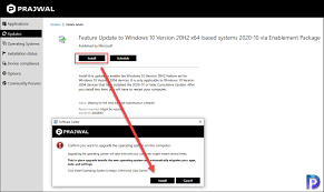 I'm trying to download and install windows 10, version 20h2 i'm trying to download and install windows 10, version 20h2 (due to being notified that my current version will no longer be supported soon), but it won't download. Upgrade To Windows 10 20h2 Using Configmgr Master Guide Prajwal Desai