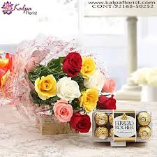 Fresh flowers in mumbai online flower. Order Flowers And Chocolate Online Kalpa Florist