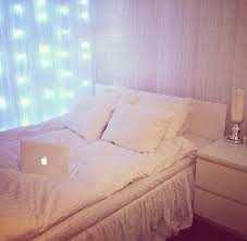 Waterfall Fairy Lights In White Bedroom Room Inspiration Home Decor Home