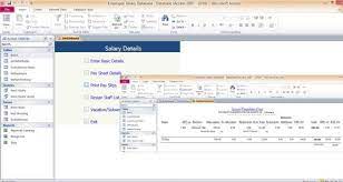 I'm using an ms access database to store data for a desktop application. Access Database Employee Salary Administration Templates For Microsoft Access 2010 Access Database Payroll Template Database