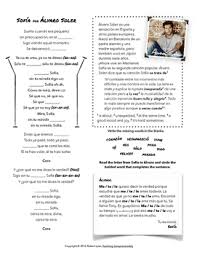 No worries, in the heart. Song Lesson Sofia Alvaro Soler By Teaching Comprehensibly Tpt