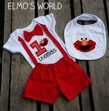 Huge selection of officially licensed sesame street shirts. Boys Elmo Birthday Outfit With Bowtie And By Cherrybarnoriginals Sesame Street Birthday Party Ideas Boy Boy Birthday Parties Elmo Birthday Party Boy