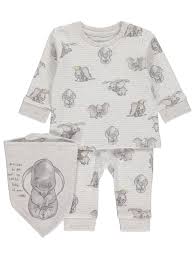 Disney Dumbo Sweatshirt Joggers And Bib Outfit Baby George Toy Story Baby Baby Dumbo Kids Outfits