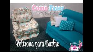 Diy Poltrona Para Casa Da Barbie Movel De Croche Casa Da Barbie Casa Em Miniatura