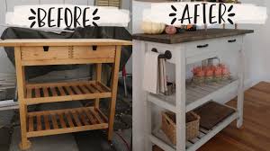 Clean and simple design for work, eating or just leaning on. Ikea Kitchen Cart Makeover Bar Cart Coffee Bar Diy Youtube