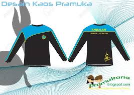Dapat dipakai saat acara, di sekolah biasanya sering diadakan acara. Contoh Desain Kaos Pramuka Lengan Panjang Pramuka