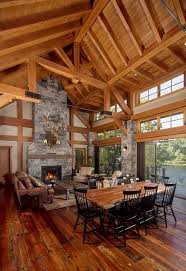 That is why we offer this special collection of plans with lots of great photographs. The Walk Out Deck With A Lake View Just Made This Living Room Even Better Timber Frame Home Plans Timber House Country House Design