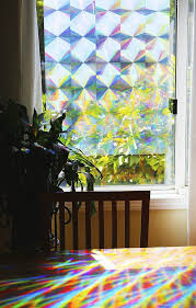 Decorative Window Film Holographic Film 24 X 36 Panel Radial Axicon Pattern Decorative Window Film Window Decor Window Film