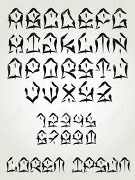 Jeden buchstaben für dein persönliches graffiti alphabet abc zeichnen und einen eigenen style . Vectorial Schriftart In West Coast Graffiti Hand Geschrieben Schlage Stil Hauptstadt Tattoo Buchstaben Und Zahlen Alphabet Lizenzfrei Nutzbare Vektorgrafiken Clip Arts Illustrationen Image 83390566