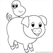 These spring coloring pages are sure to get the kids in the mood for warmer weather. Pig Coloring Page For Kids Free Pig Printable Coloring Pages Online For Kids Coloringpages101 Com Coloring Pages For Kids
