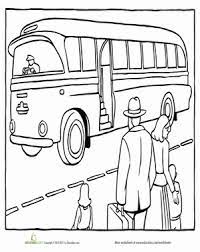 Learn about rosa parks's courageous decision to fight discrimination and the boycott that ended segregation on public buses. Rosa Parks Bus Coloring Pages Novocom Top