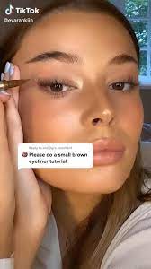 Eyeliner Tutorial Tik Tok Products Monitor Monitor Video Production In 2020 Eye Makeup Natural Makeup Eyeliner Tutorial