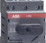 1- ABB OT80F3 DISCONNECT NON-FUSIBLE SWITCH, 3P, 80A, UL508