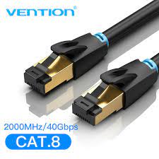 Price 9 99 Vention Cat8 Sftp High Speed Ethernet Cable With Rj45 Connector For Router Modem Ethernet Cable Network Cable Networking Cables
