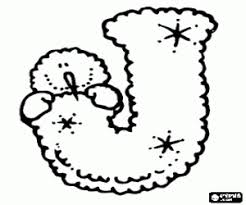 Kleurplaat, kleurplaten, tekening, prent, school, educatief, onderwijs, afbeelding: Snowman Behind A Letter J Coloring Page Christmas Lettering Coloring Book Pages Coloring Books