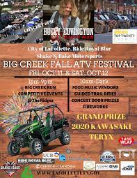 Big Creek Fall Atv Festival Inbox Ride Royal Blue Big Creek Resort