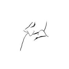 Imagen De Kiss Art And Couples Mas Easy Drawings Art Drawings Simple Outline Art