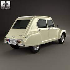 Citroen Dyane 1967 Citroen Citroen Car 3d Model