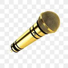 Golden Microphone Decoration Material Gold Bright Stylish Png Transparent Clipart Image And Psd File For Free Download Clip Art Gold Clipart New Background Images