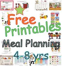 Summary Meal Plans For Four To Eight Year Old Children Food